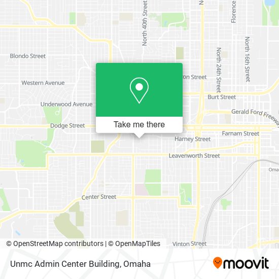Unmc Admin Center Building map