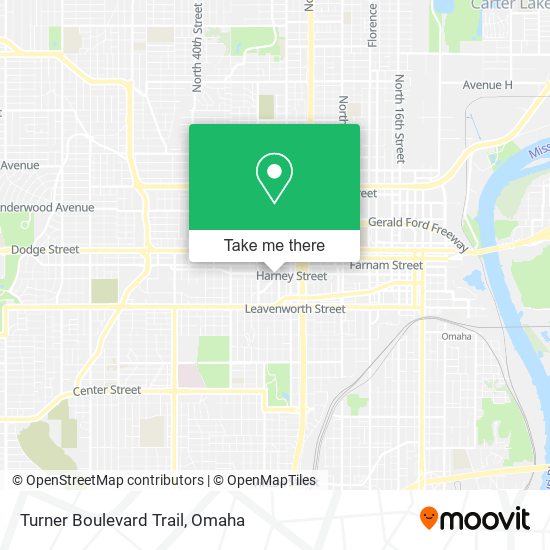 Turner Boulevard Trail map