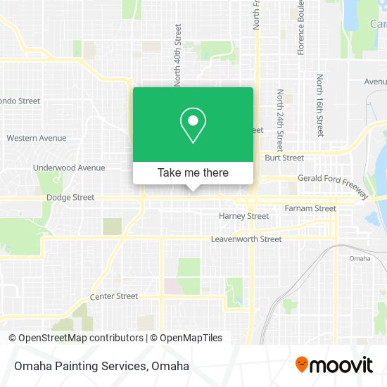 Mapa de Omaha Painting Services