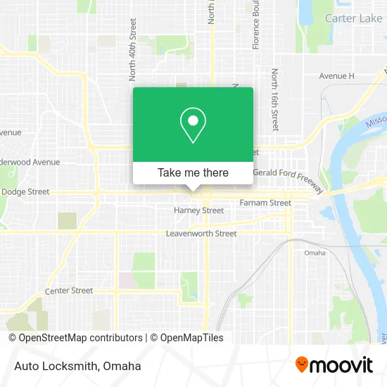 Auto Locksmith map