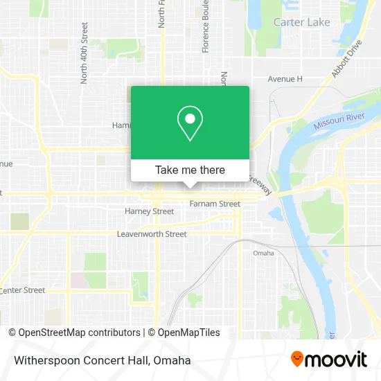 Witherspoon Concert Hall map