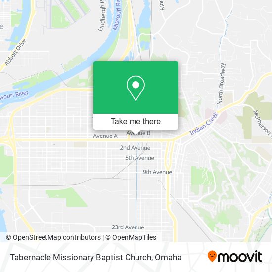 Tabernacle Missionary Baptist Church map