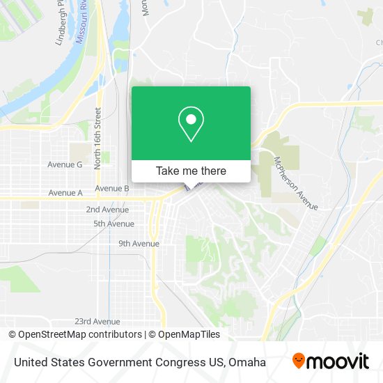 Mapa de United States Government Congress US