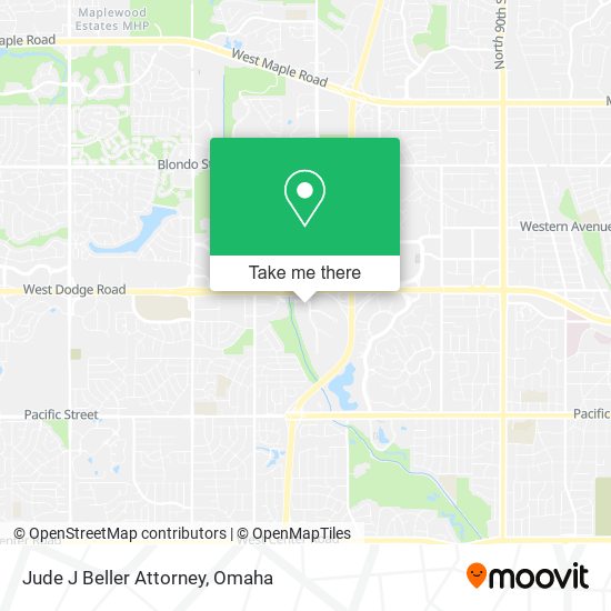 Jude J Beller Attorney map