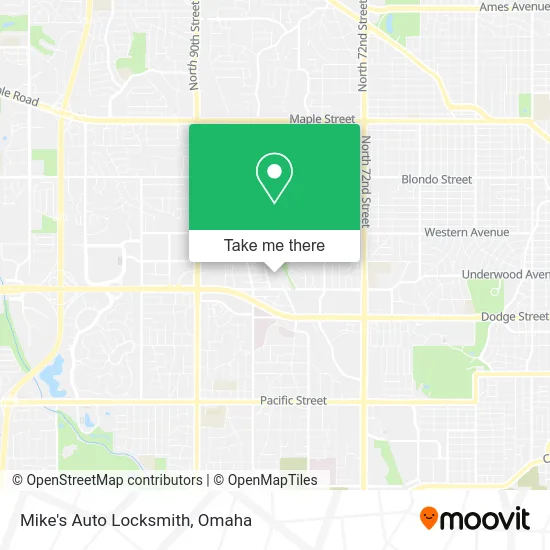 Mike's Auto Locksmith map