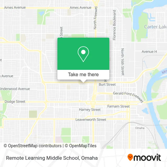 Remote Learning Middle School map