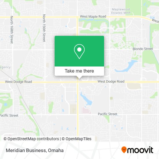 Meridian Business map