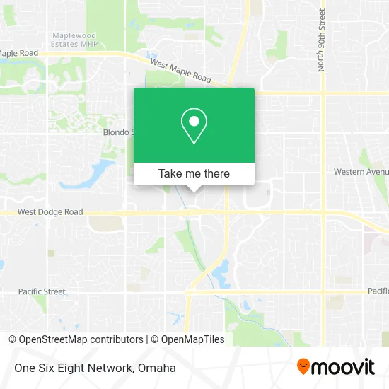 One Six Eight Network map