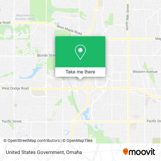 Mapa de United States Government