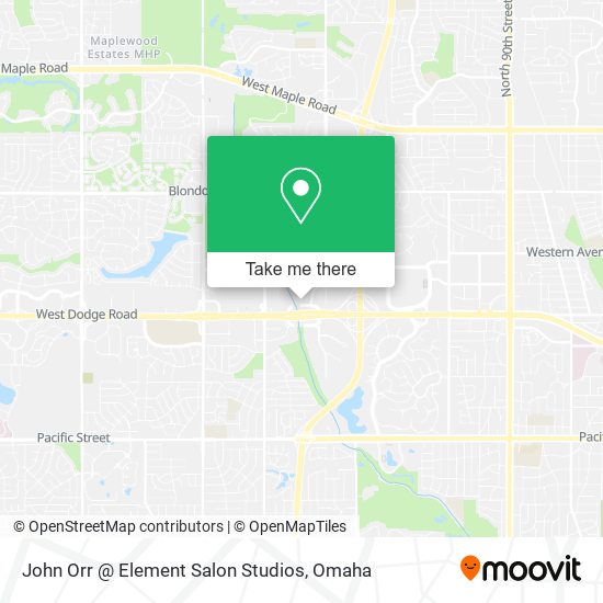 John Orr @ Element Salon Studios map