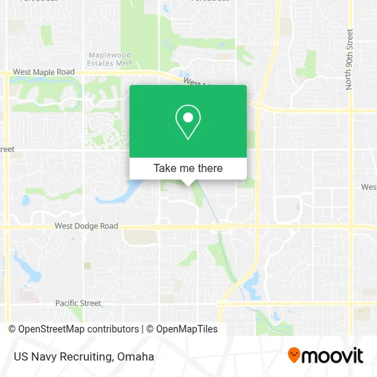 US Navy Recruiting map