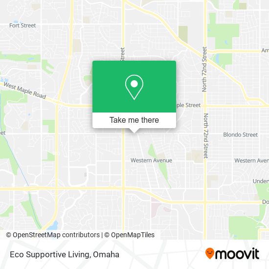 Eco Supportive Living map