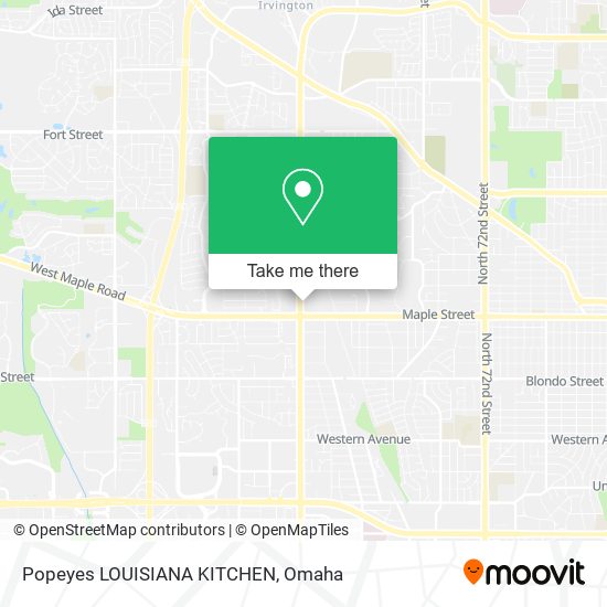 Popeyes LOUISIANA KITCHEN map