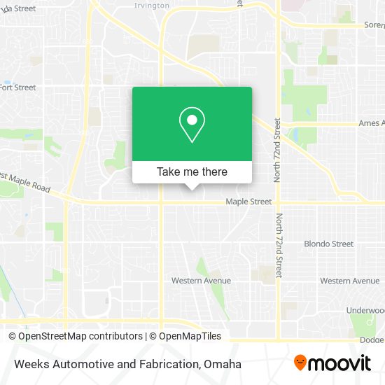 Mapa de Weeks Automotive and Fabrication