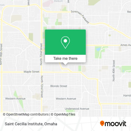 Saint Cecilia Institute map