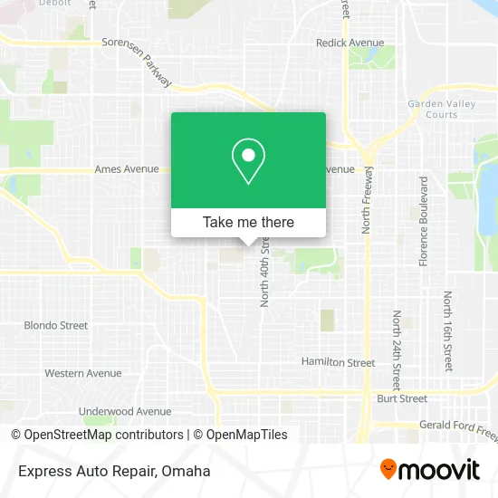 Express Auto Repair map