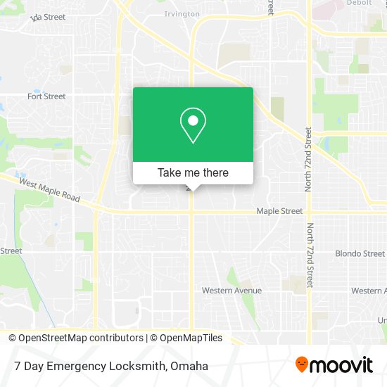 Mapa de 7 Day Emergency Locksmith