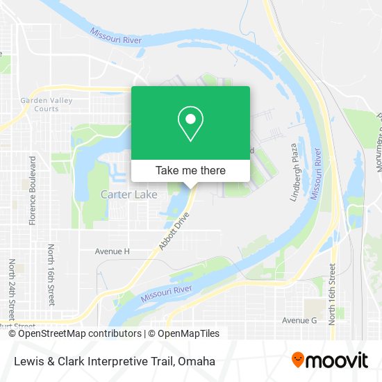 Mapa de Lewis & Clark Interpretive Trail