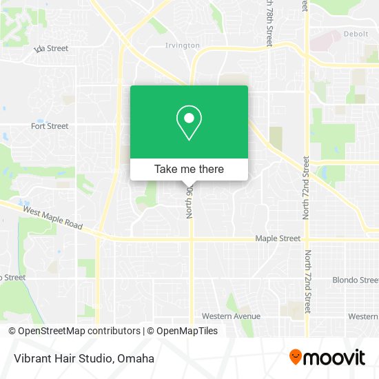Mapa de Vibrant Hair Studio