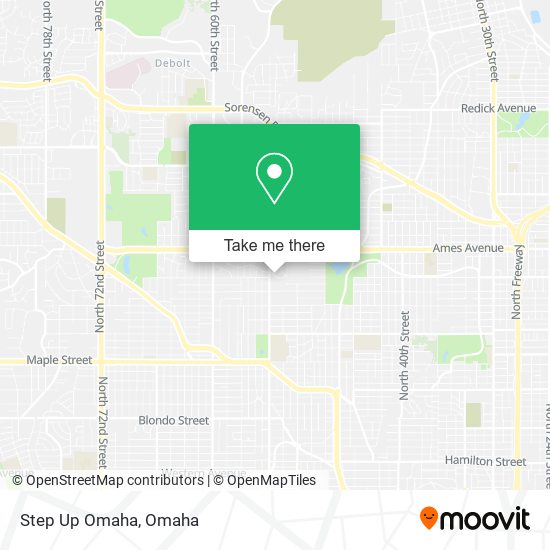 Step Up Omaha map