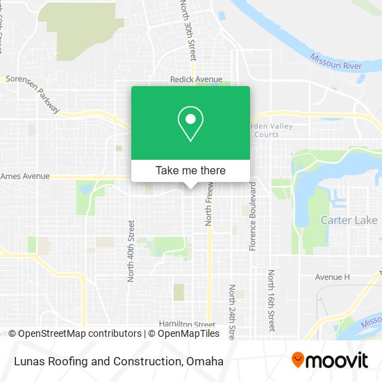Lunas Roofing and Construction map