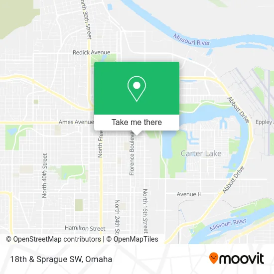 18th & Sprague SW map