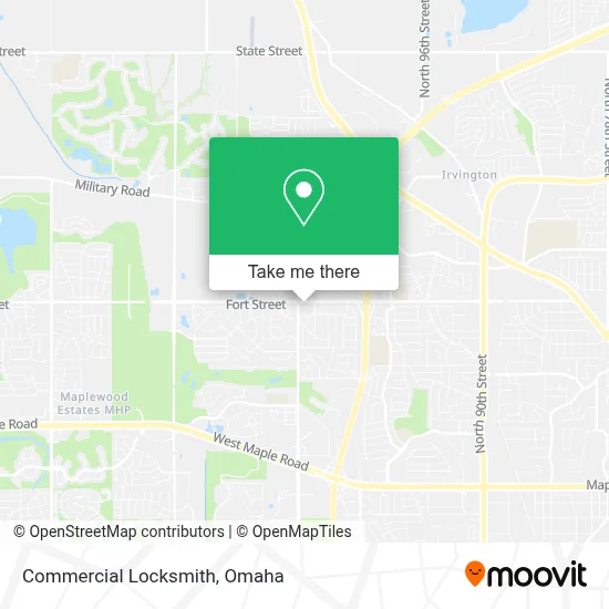 Commercial Locksmith map
