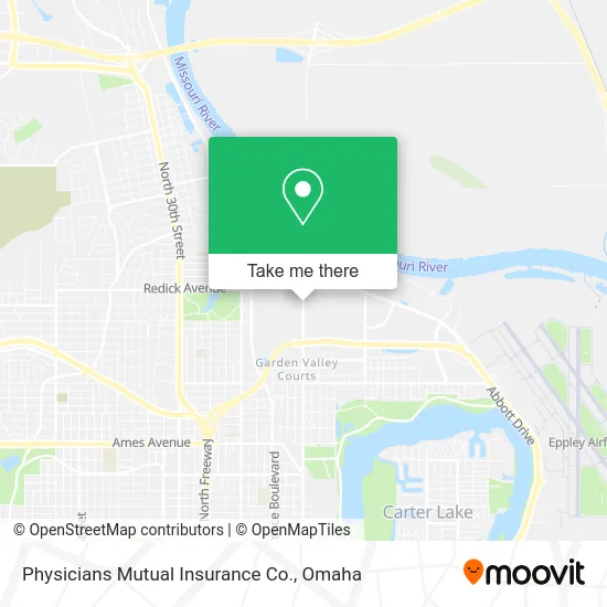 Physicians Mutual Insurance Co. map