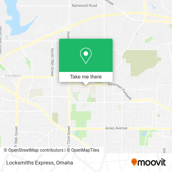 Locksmiths Express map