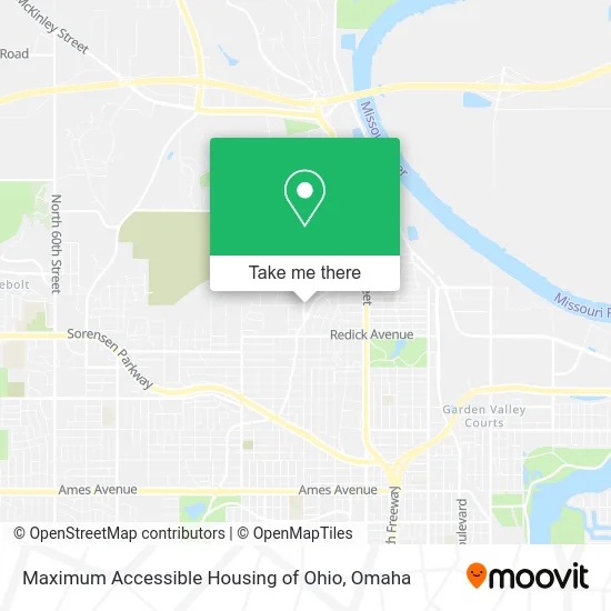 Maximum Accessible Housing of Ohio map
