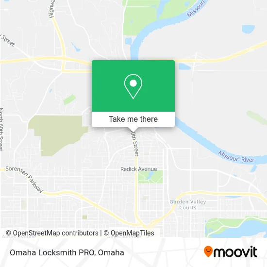 Omaha Locksmith PRO map