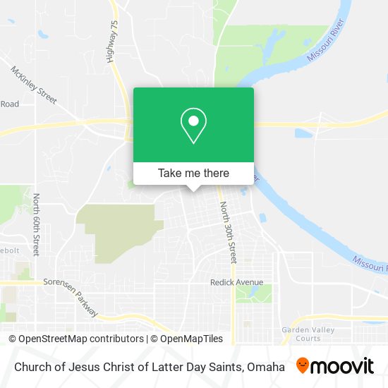 Church of Jesus Christ of Latter Day Saints map
