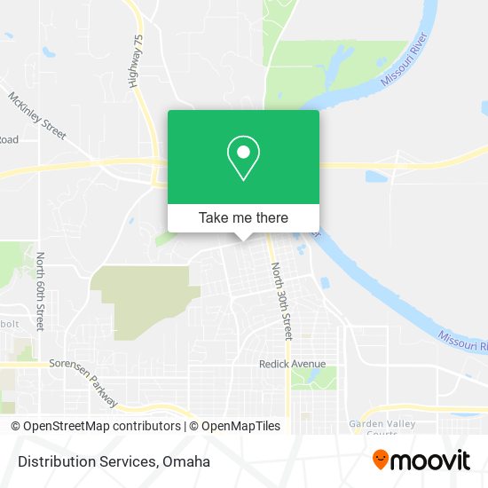 Distribution Services map