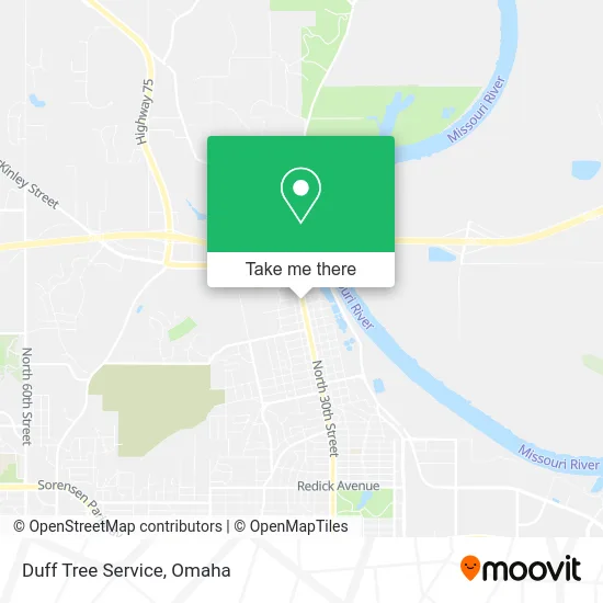 Duff Tree Service map