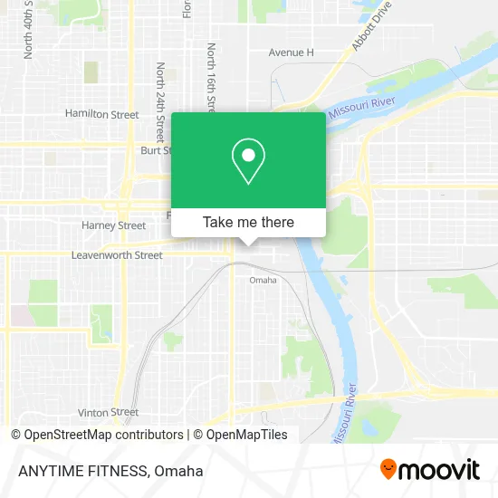 ANYTIME FITNESS map