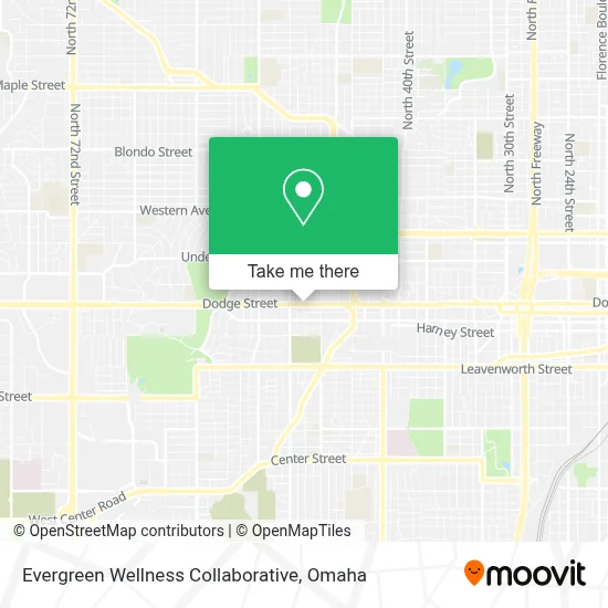 Evergreen Wellness Collaborative map