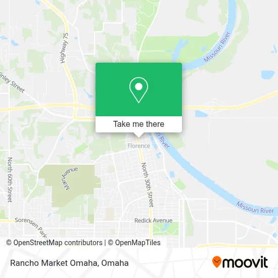 Rancho Market Omaha map
