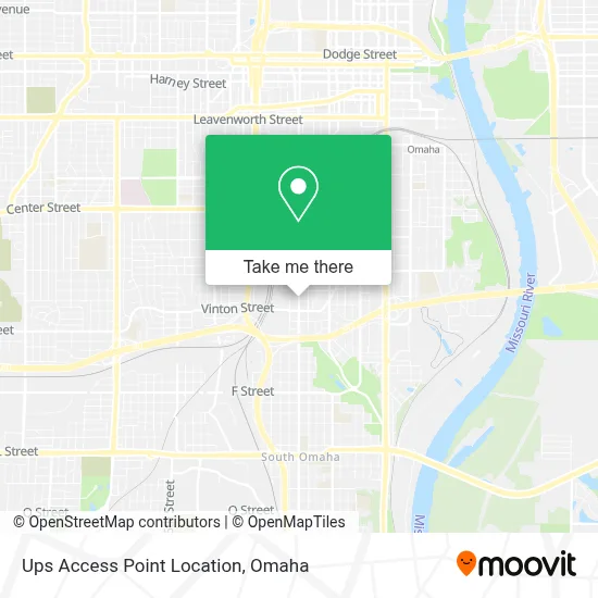 Ups Access Point Location map
