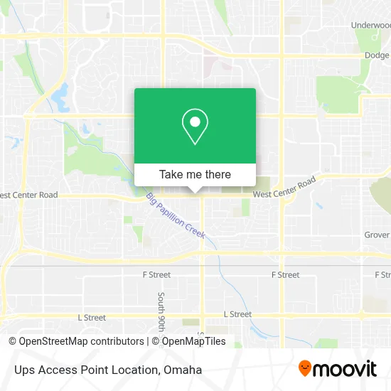 Ups Access Point Location map
