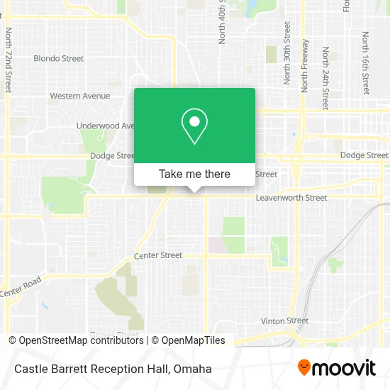 Castle Barrett Reception Hall map