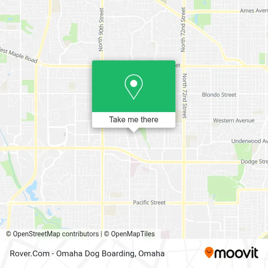 Rover.Com - Omaha Dog Boarding map