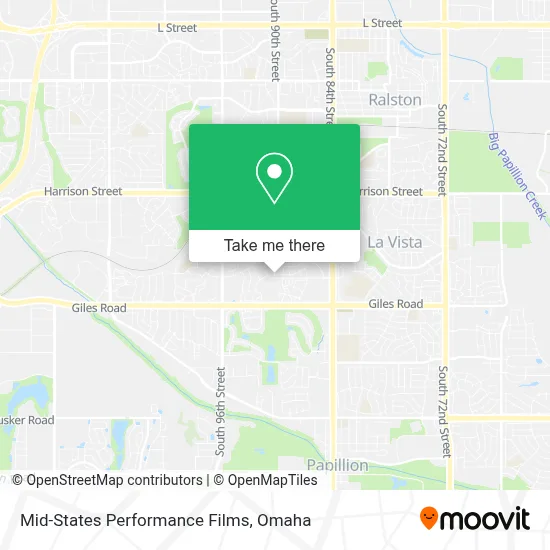 Mid-States Performance Films map
