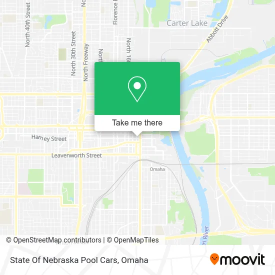 State Of Nebraska Pool Cars map