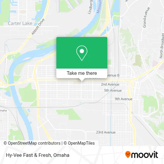 Hy-Vee Fast & Fresh map