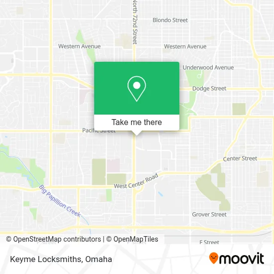 Keyme Locksmiths map