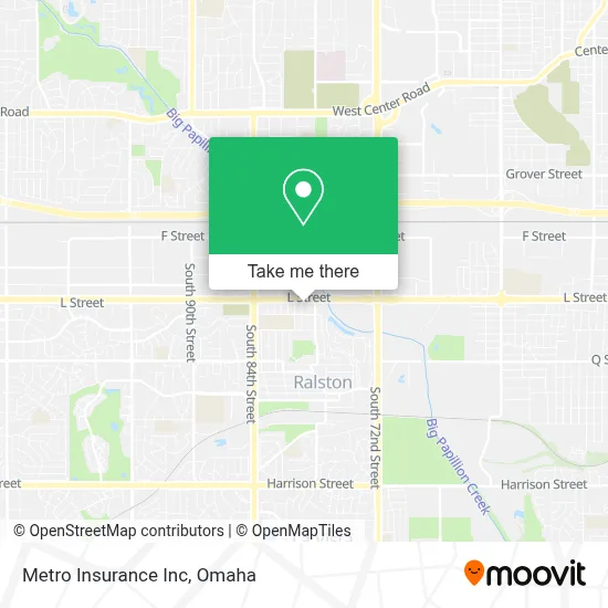 Metro Insurance Inc map