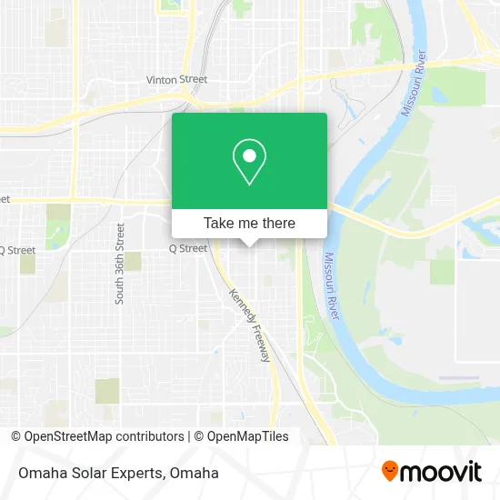 Omaha Solar Experts map
