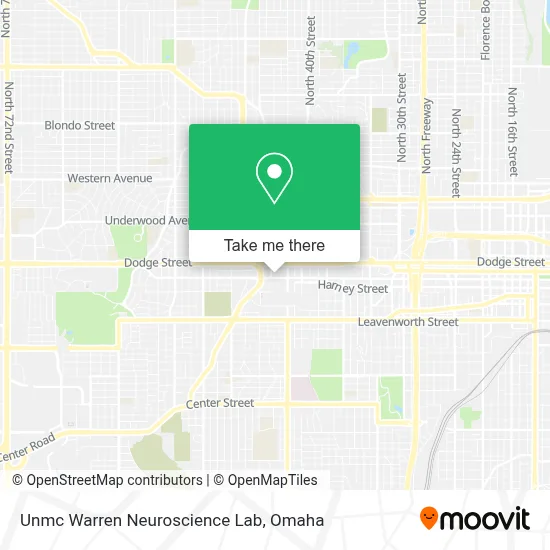 Unmc Warren Neuroscience Lab map