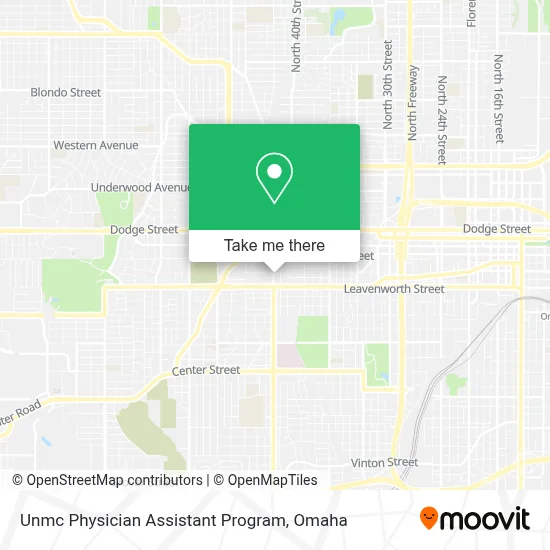 Unmc Physician Assistant Program map