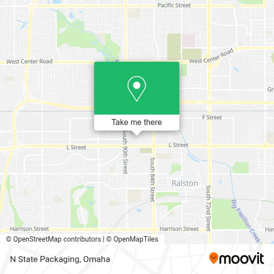 N State Packaging map